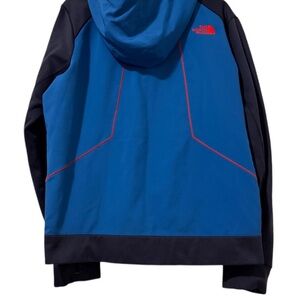 The North Face Kilowatt Hooded Jacket Men’s Large Blue Softshell Full Zip‎
